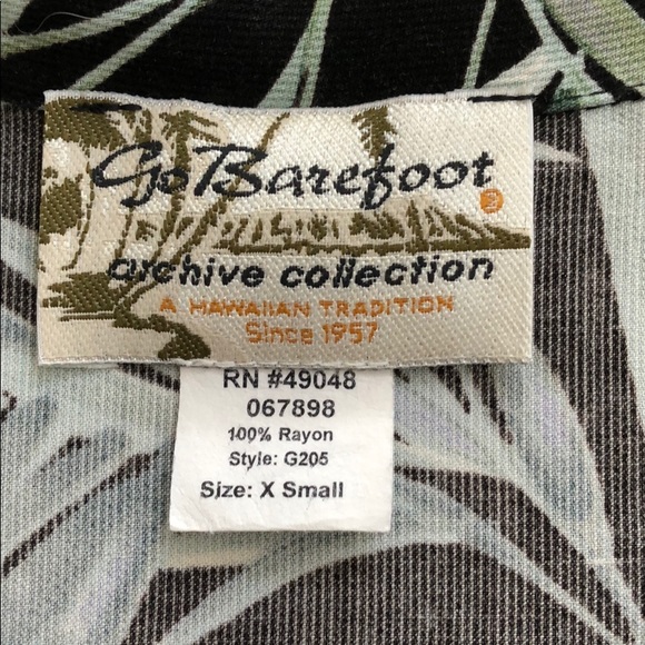 bamboo print rayon top - Picture 5 of 5